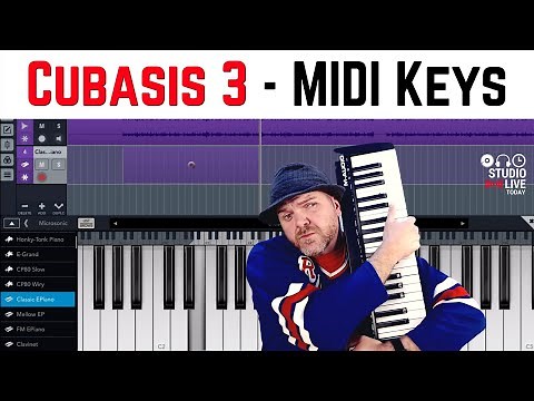 Cubasis 3 | Recording MIDI keyboards (iPad)