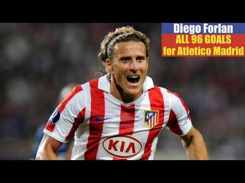 Diego Forlan ◉ All 96 Goals for Atletico Madrid.