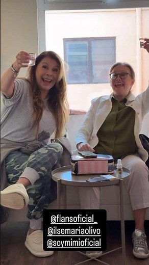 Flans en el estudio grabando música nueva con el productor Manú Jalil