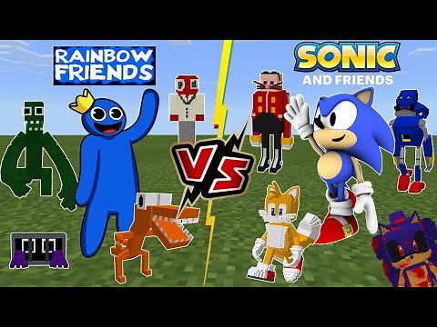 Roblox Rainbow Friends VS Sonic and Friends