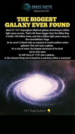 IC 1101 Galaxy #biggestgalaxy
