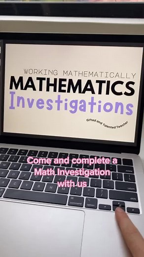 Join us for our Mathematics Investigation ✖️➕➗➖ These investigations have been my favourite addition to my classroom this year. Every week, on a Friday, my students are so intrigued to find out what the investigation will be. Seeing my students engaged in maths makes my heart so happy 🤍 So grateful for @giftedandtalentedteacher for creating investigations that engage my students and provide them with the opportunity to solve real-life scenarios. Does anyone else use this resource in their class