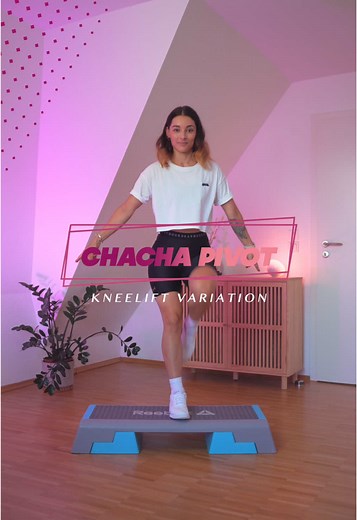 Step Aerobic Variationen: Pivot & KneeLift lernen