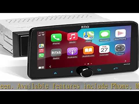 BOSS Audio Systems BCPA8 Car Audio Stereo System - Apple CarPlay, Android Auto, 8 Inch Single Din T