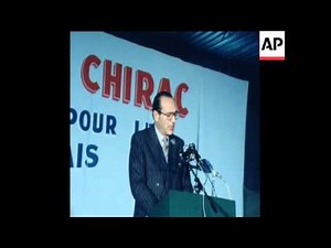 SYND 20 2 81 PARIS MAYOR JAQUES CHIRAC BEGINS HIS CAMPAIGN FOR THE FRENCH PRESIDENCY