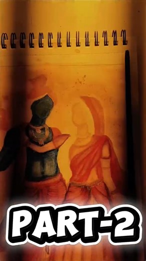 Radha Krishna painting – base colors done 🎨 Final result coming soon