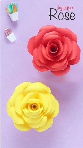 Make Beautiful DIY Paper Flowers Like a Pro #papercrafts #paperflower #craftideas