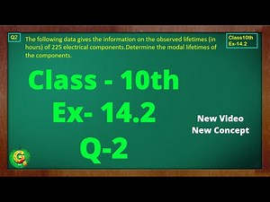 Ex 14.2 Q2 Class10 | Statistics | Class10 Math | Class10 Ex 14.2 Q2 | Green Board Classes