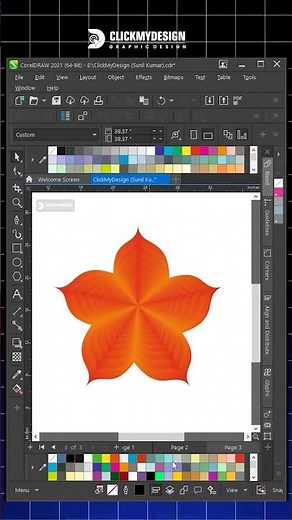 Part 36 tools in Corel Draw #coreldraw #coreldrawtutorial #graphicdesign