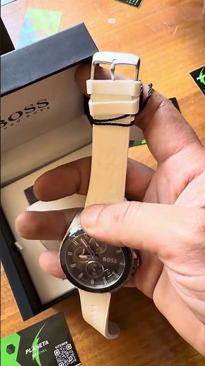 Unboxing Montre BOSS volane 1513948 Homme (Bracelet Silicone Blanc) 🤍🇲🇦