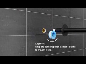 How to Install a Wall-Mounted Shower Head in Minutes | Step-by-Step Guide