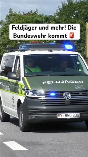 Die Bundeswehr begleitet von Feldjäger auf Kolonfahrt! #einsatzfahrzeug #feuerwehr #einsatz #viral