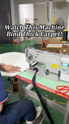 REER 4400 Triple Feed Flatbed Sewing Machine for Carpet & Rug Binding | Walking Foot Sewing Machine