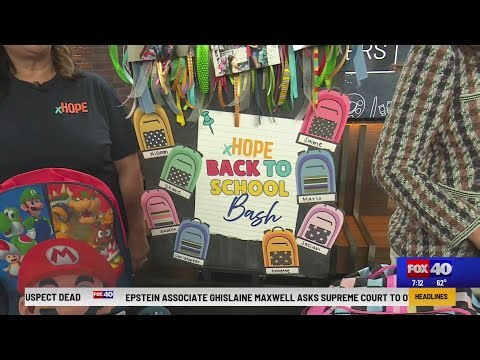 xHope 'Back to School Bash' helps students in need feel their best when returning to school!