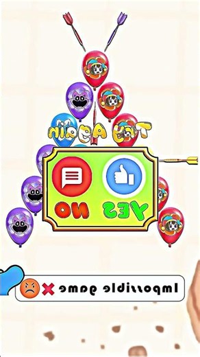 Try again screen after failing the colorful puzzle! ❌ #TryAgain #FailedPuzzle