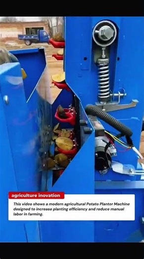 Modern Potato Planter Machine | Automatic Potato Planting Equipment for Farming