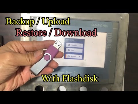 Tutorial Backup / Restore HMI Siemens KTP 700