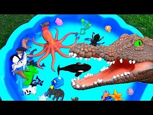 Animals Farm Toys Baby Mom - Learn Animals Names Educational Toys Video for Kids