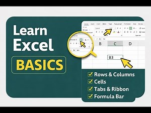 Excel Basics for Beginners | Rows, Columns, Cells & Excel Interface Explained