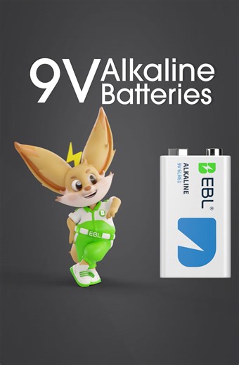Small but mighty! The 9V that keeps your essential gear going strong. 🔋⚡ #EBL #9VBattery #PowerUp #EssentialPower #SmallButMighty #ReliableEnergy | EBL Official