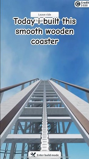 I built this smooth wooden coaster in tpt2.