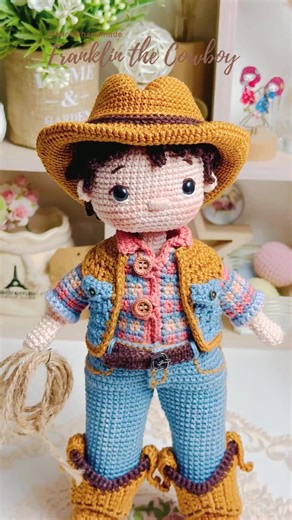 Crochet Boy Doll: Franklin the Cowboy Handmade Guide