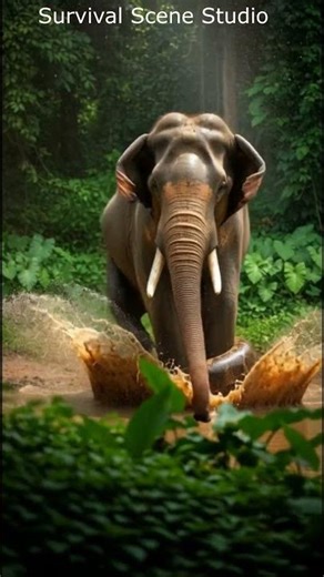 Giant Python Tries to Constrict Elephant | Epic Jungle Predator Battle (Clash of Titans) #wildlife