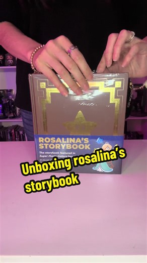 Unboxing Rosalina’s storybook ⭐️🏰 #gaming #videojuegos #mariogalaxy #nintendo #unboxingtoys