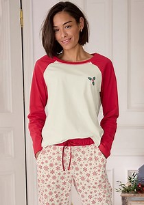 Holiday Long Sleeve Pajama Shirt | LASCANA