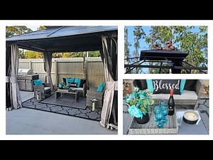 Outdoor Living Space: How to Assemble (& Decorate) a 10x12 Gazebo by Olilawn
