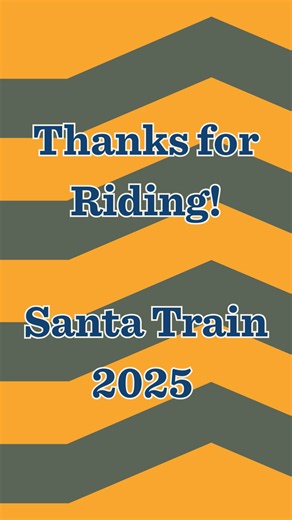 Thanks for riding with the Northwest Railway Museum for our 2025 Santa Trains! Happy Holidays from the Staff and Volunteers at the NRM! | Northwest Railway Museum