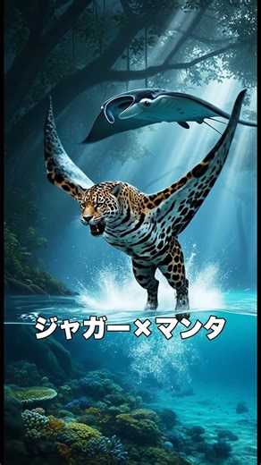 【AI合成】どれが一番かっこいい？理外の動物キメラ5選 3 #animals #cool #ai