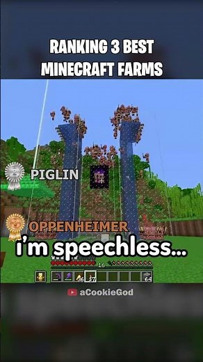 the top 3 survival farms in minecraft!