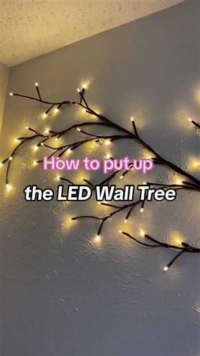 Here are 5 tips that will help you install your LED tree on your wall with ease #ledwalllight #ledtree #walldecoration #howto #ttsacl