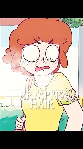 The girl's armpit hair actually came to life!