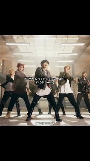 Top 10 BTS MV with the most views #kpopmusic #kpop #fyp #kpopfyp #bts