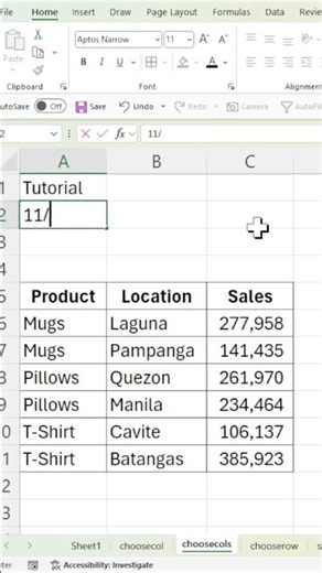 How To Highlight Data In Excel Using Keyboard #shorts