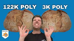 Simple way to Reduce Poly Count and Bake Textures