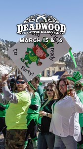 186 reactions · 47 shares | Shake your shamrock in Deadwood, March 15 & 16. | HISTORIC DEADWOOD | Facebook