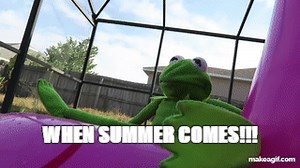 Kermit the Frog and Elmo Go Swimming with New Friends! on Make a GIF