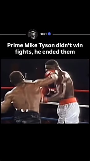 DHC | History, Entertainment & News on Instagram: "At his peak, Mike Tyson was the most terrifying force the heavyweight division had ever seen. Blistering hand speed, relentless head movement, and knockout power in both fists allowed him to close distance instantly and dismantle elite opponents in seconds. There was no time to adjust, no chance to breathe. What made these knockouts unforgettable wasn’t just the impact, it was the intimidation. Fighters stepped into the ring already under pressu