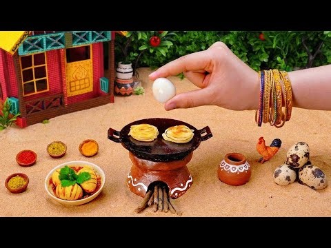 Making the World Tiniest Lachha Paratha 🥘 Edible Mini Toy Food ASMR 😋 Tiny Yummy