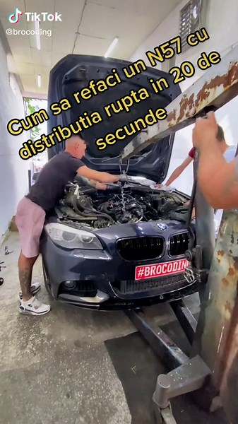 Refacere rapida a distributiei motorului N57 in 20 de secunde