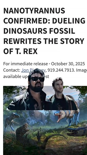 Big news in paleontology — Nanotyrannus has been confirmed as its own species! I’ll be honest, I was on Team Juvenile T. rex… but this is science, and data wins. 🔬 That’s what makes discovery so exciting — we’re always learning. | Paleo Prairie