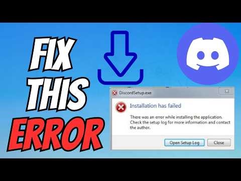 How To Fix Discord Installation Has Failed Error on PC | Discord Setup Error Fix