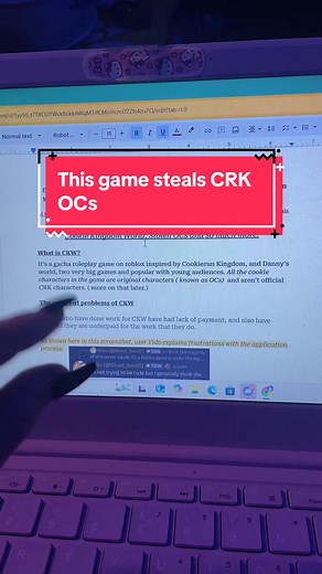 Cuidado: Desarrollo y robo de OCs en Cookie Kingdom