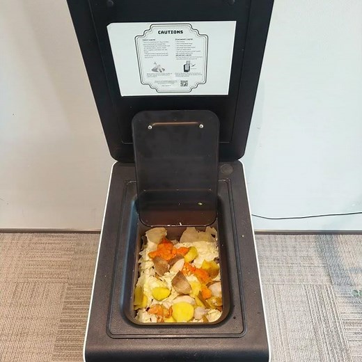 GEME Composter Quick composting demostrating for real composting big volume of food waste #geme