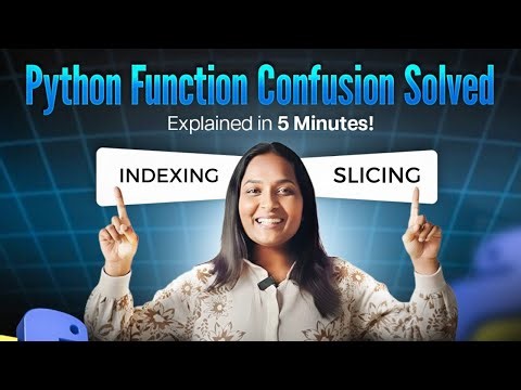 Python Indexing & Slicing Explained in 5 Minutes | Beginner-Friendly Python Tutorial