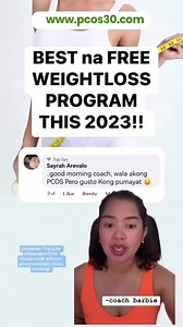 Best na FREE WEIGHTLOSS PROGRAM ba ang hanap mo? Comment down #weightlossjourney #weightlosstips #weightloss #weightlossprogram #pcos30 #pcos #pcoscoachbarbie #provita #womenshealth #trendingreels #fyp #PCOSCHALLENGE #BEPCOSFREE | Andres Bella | Facebook
