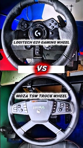 moza tsw truck wheel Vs Logitech G29 #vsshort